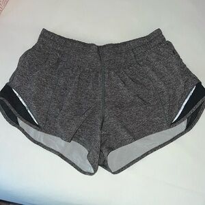 Lululemon Hotty Hot Low-Rise Shorts Gray